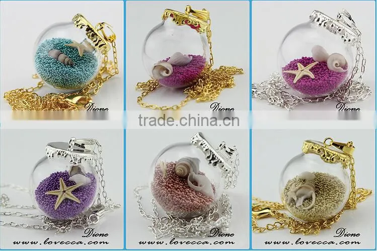 New hot christmas fashion jewlery glass pendant for party