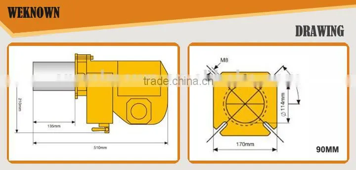 small burner/spary booth burner/burner furnace