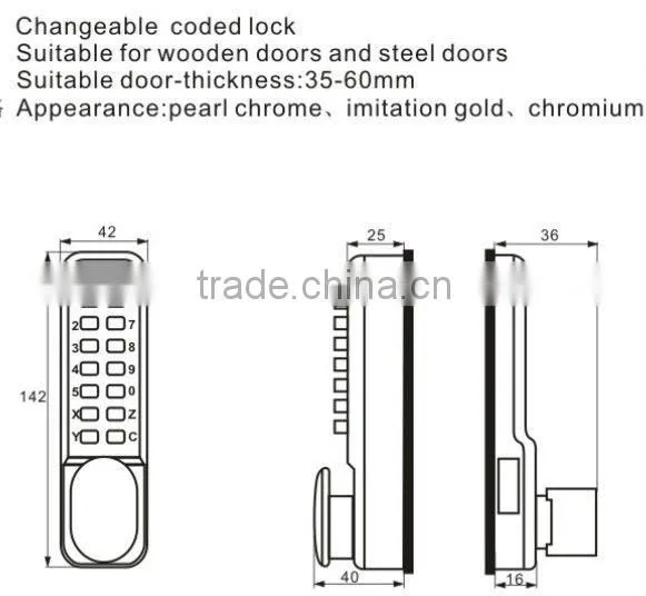 top security home door locks keyless