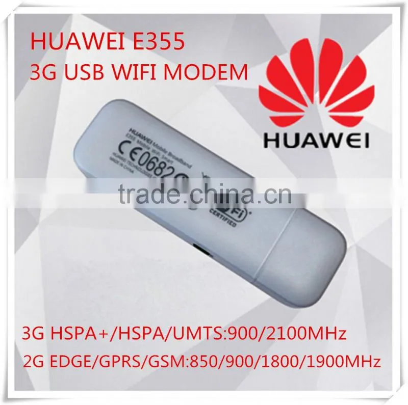 Unlocked New Original HSPA 21.6Mbps HUAWEI 3G USB Modem WiFi Router And HUAWEI E355 Mobile WiFi