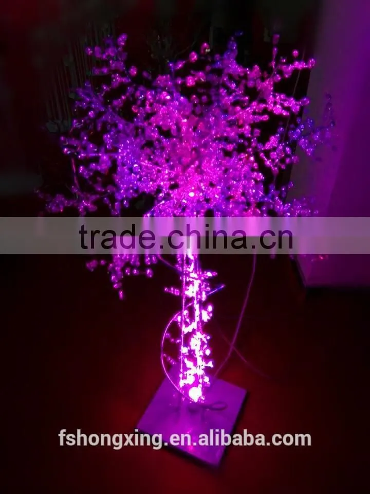 2015 new fashion wholesale crystal tree centerpieces with LED light for wedding and party decoration