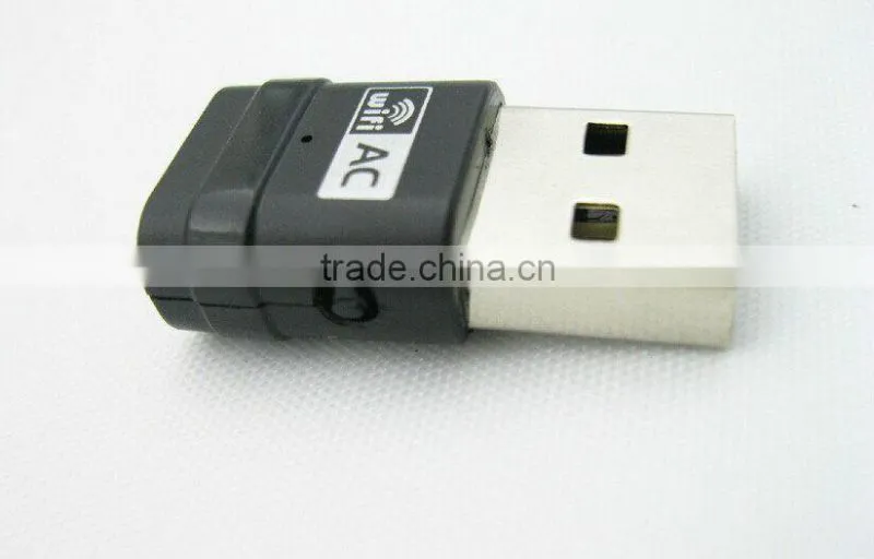 Hot sells!2.4G & 5G Dual Band AC600 433Mbps 802.11AC Wi-Fi USB Adapter