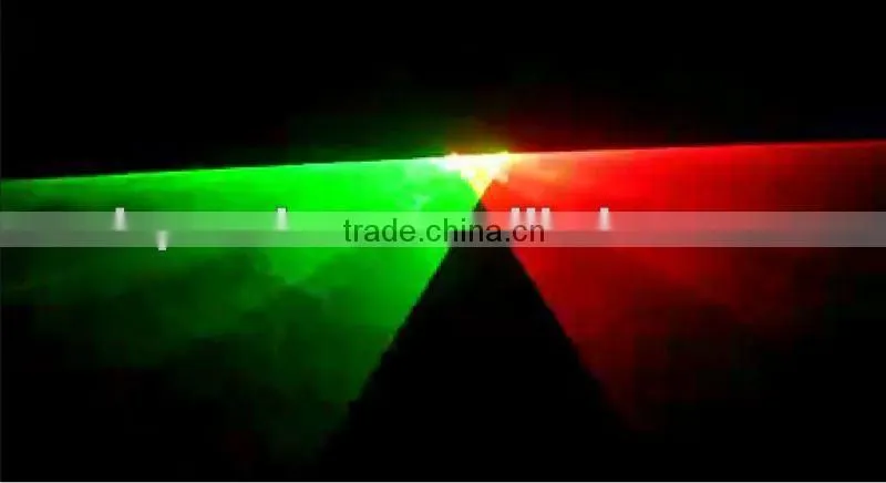 Double head red green laser light system