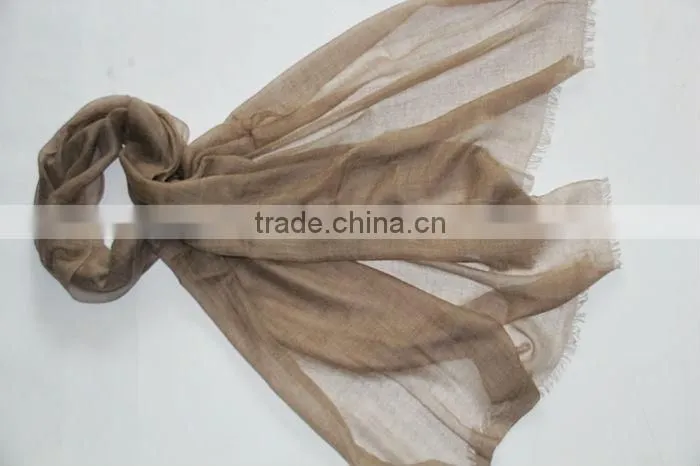 200s ring cashmere nature color scarf