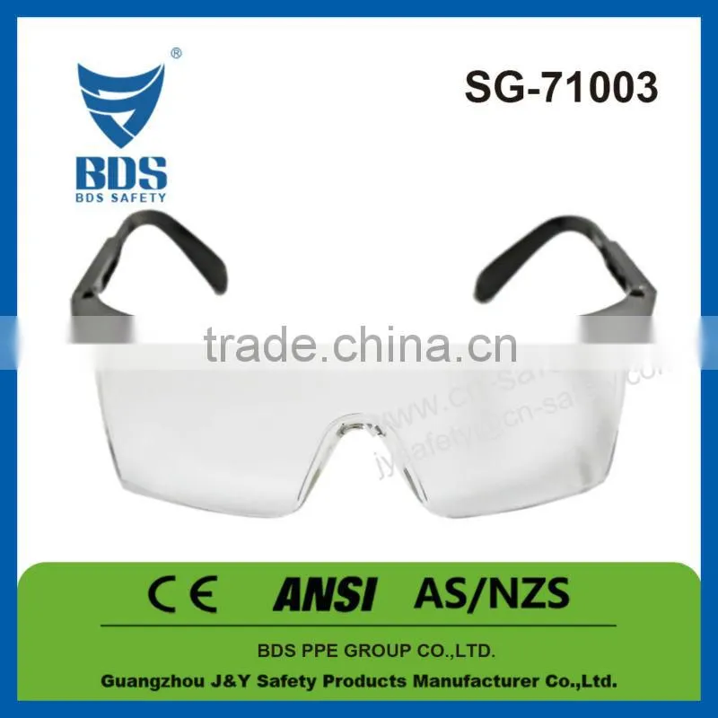 2015 Hot sales Pc len wholesale cheap price safety glasses meet CE ANSI AS/NZS standard