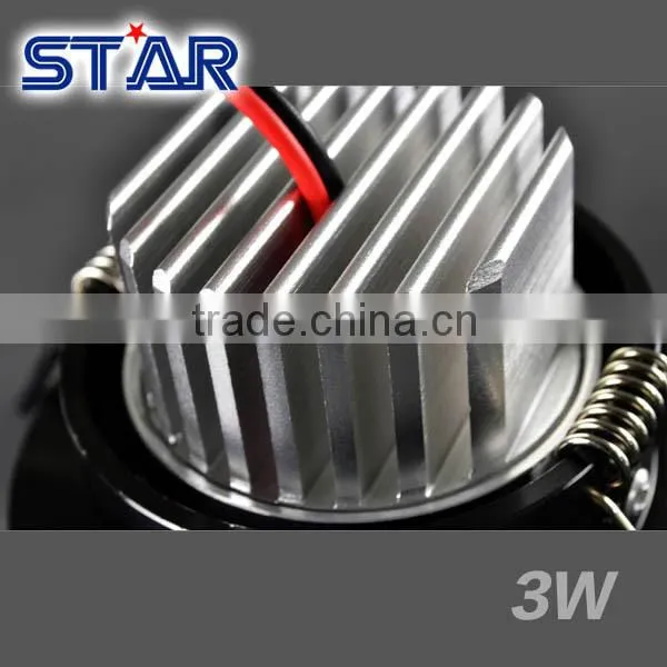 Factory 3W Led Celling Down light with CE ROHS
