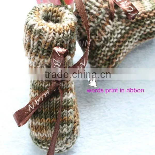 2015 new season new design handmade socks with ribbon baby socks