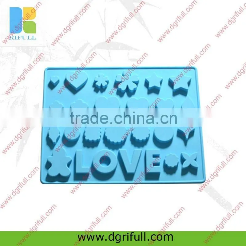 Heart shape food grade silicone cake mould