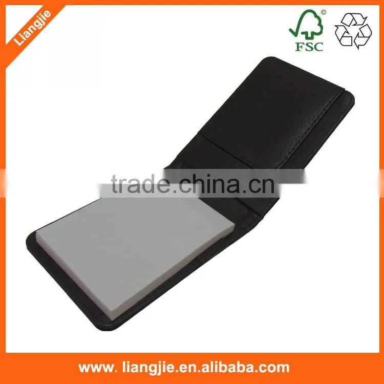 Colored sticky notepad combined magnet folder spiral notebook