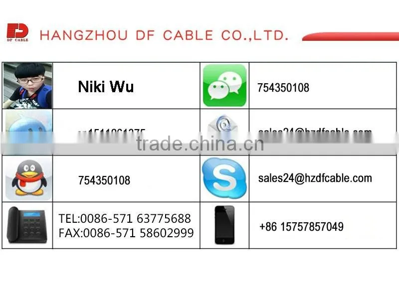 CE ISO9001Top quality 75ohm cable rg59 communication cable