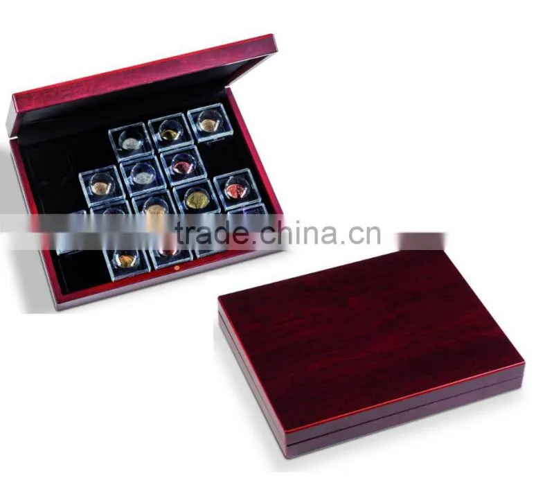 wooden coin box