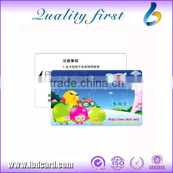 HF Ntag213 NFC Standard PVC Cards Contact RFID Cards Made In China