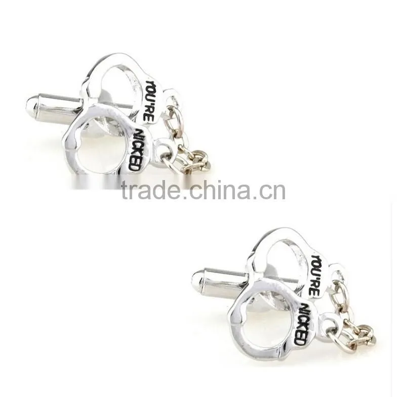 New arrival fashion jewelry novelty cooper valentine gift cufflink