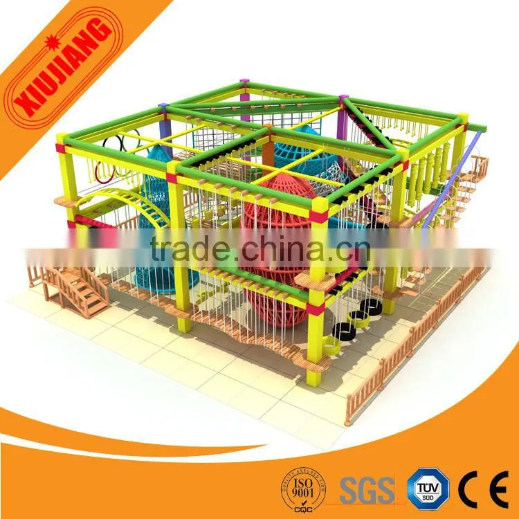 OMG !!! indoor high challenge ropes course for kids and adult