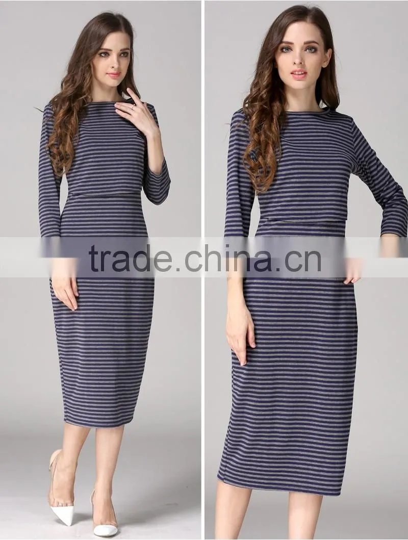 Newest style sexy women breastfeeding baby feeding sleepwears dress