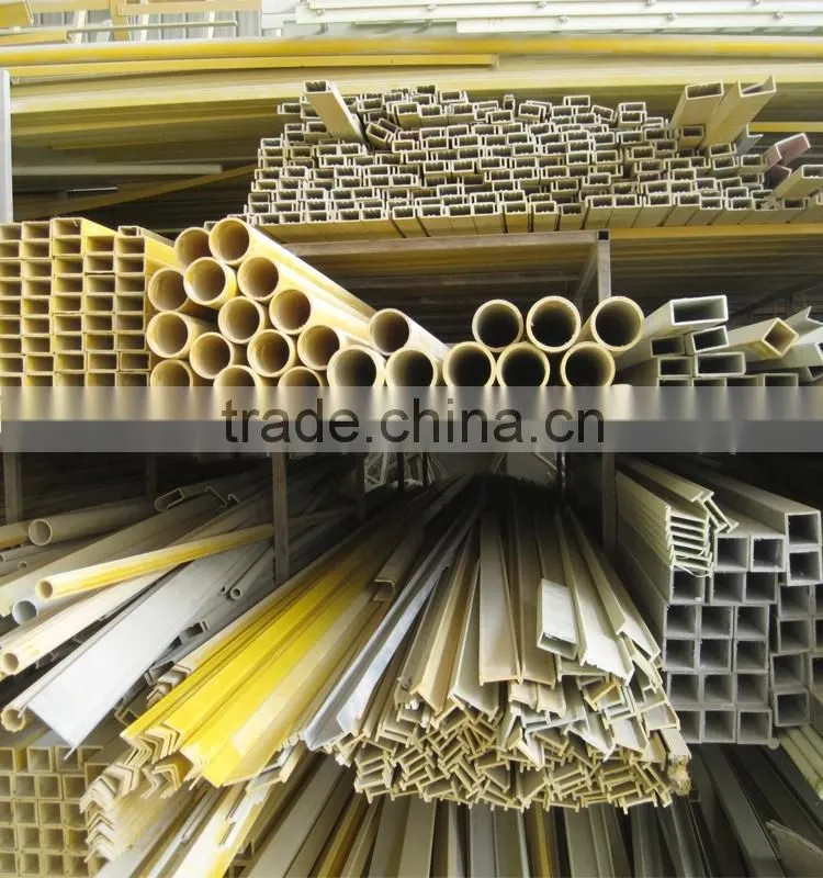 High strength frp pipe, grp pipe, rectangular pipe