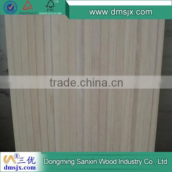 2014 hot sale paulownia edge glued panel