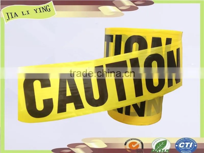None-adhesive Police Caution Tape for Safety Warning