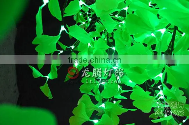 High simulation trunk tree light hotel decoration
