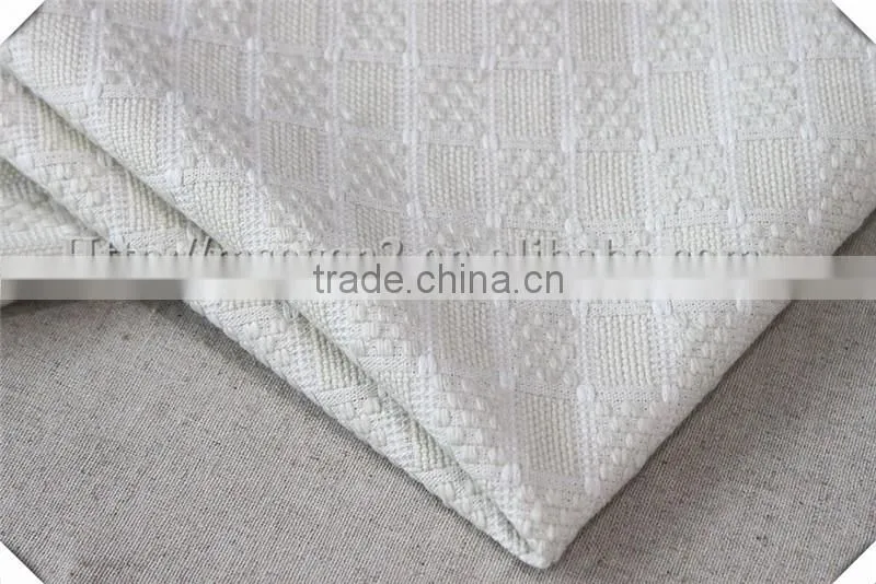 New product white wool felt fabric, Men's Jacquard Wool Knitted Fabric