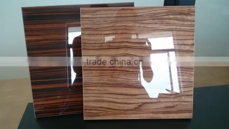 ST UV coated pvc mdf board for wardrobe door,kitchen shutters ,LCT panels