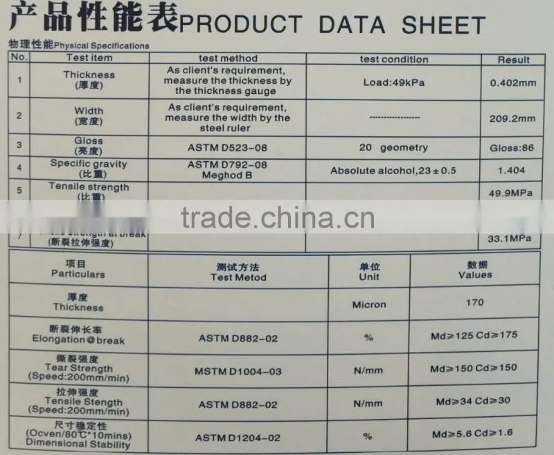 standard size mdf board/pvc laminated mdf board ST-Y842
