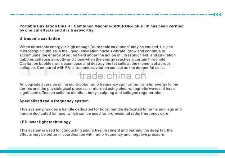 Portable vacuum cavitation RF system fat removal wrinkle removal body shaping beauty machine-V100 promotion price on sale!!!