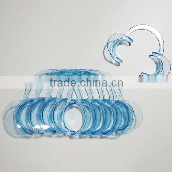 Clear medium small size adult mouth opener cheek retractor for dental care,family fun game