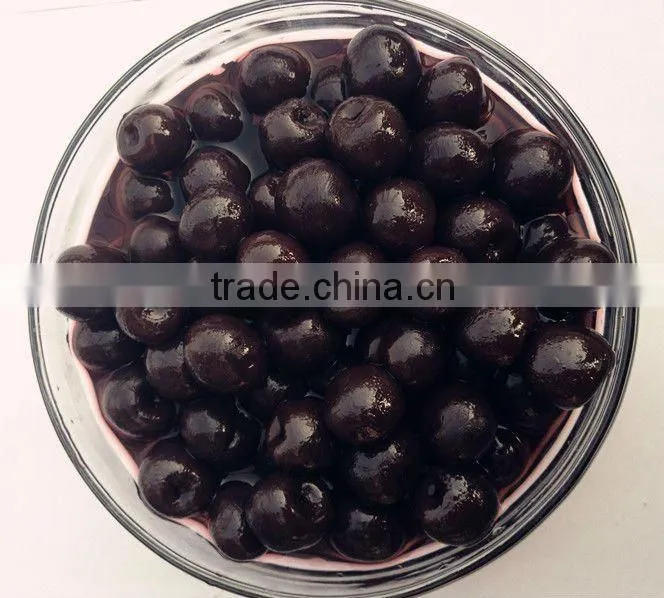 Canned Black Maraschino Cherry without Stem