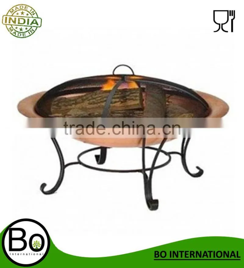 Stainless Steel Copper Iron fire pit 22x34x28 inches