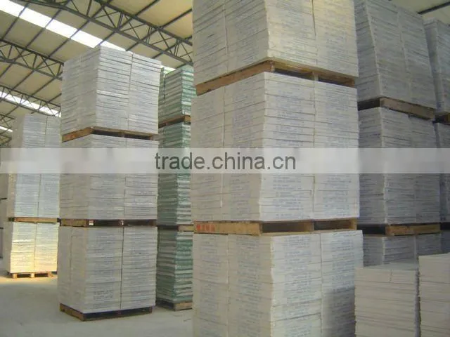 PVC gypsum ceiling tiles plant