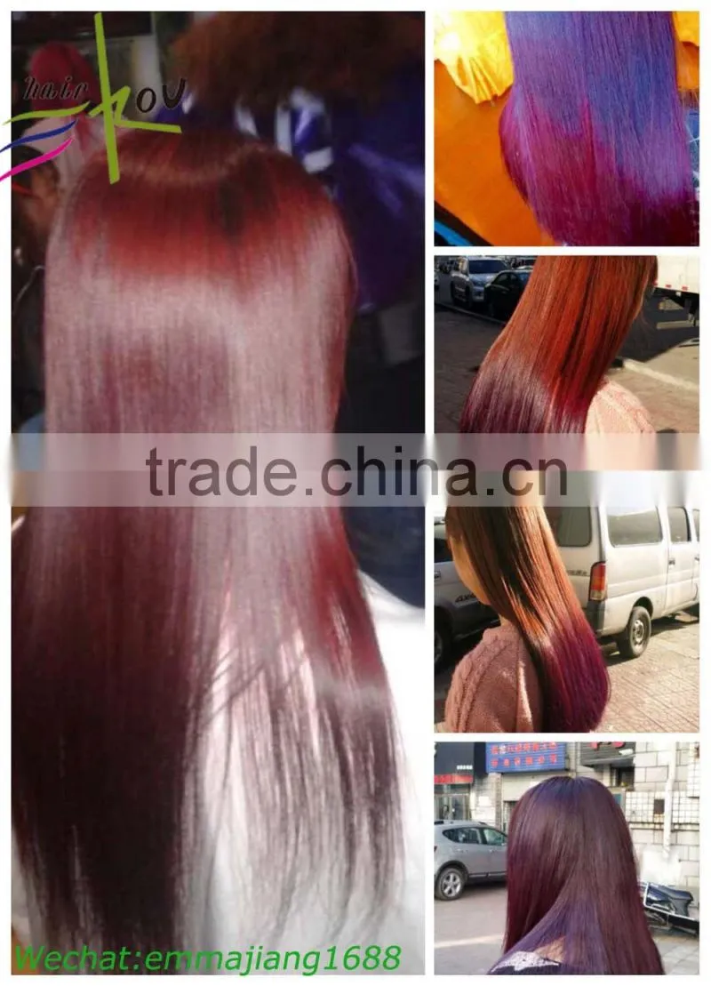 Wholesale 3D live effect permanent red hair dye