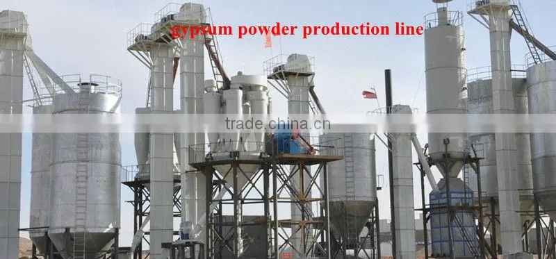 Excellent and professional gypsum powder machines