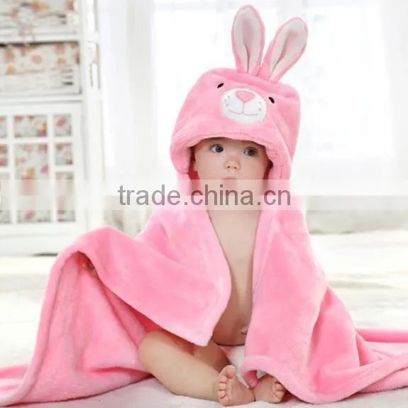 Animal leopar fretted printed bathrobe for kids