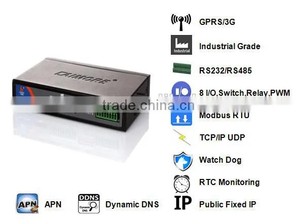 CM550-51W RTU GPRS wireless remote control device industrial 8 SUPPORT Voice data fax sms