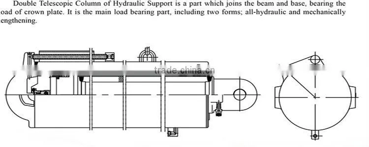 small telescopic hydraulic cylinder