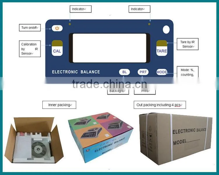 3kg 0.01g electronic compact scale similar mettler toledo