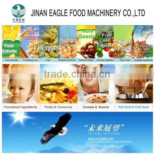 Single Screw Extruder 3D 2D Fry Snack Pellets Extruding Machine