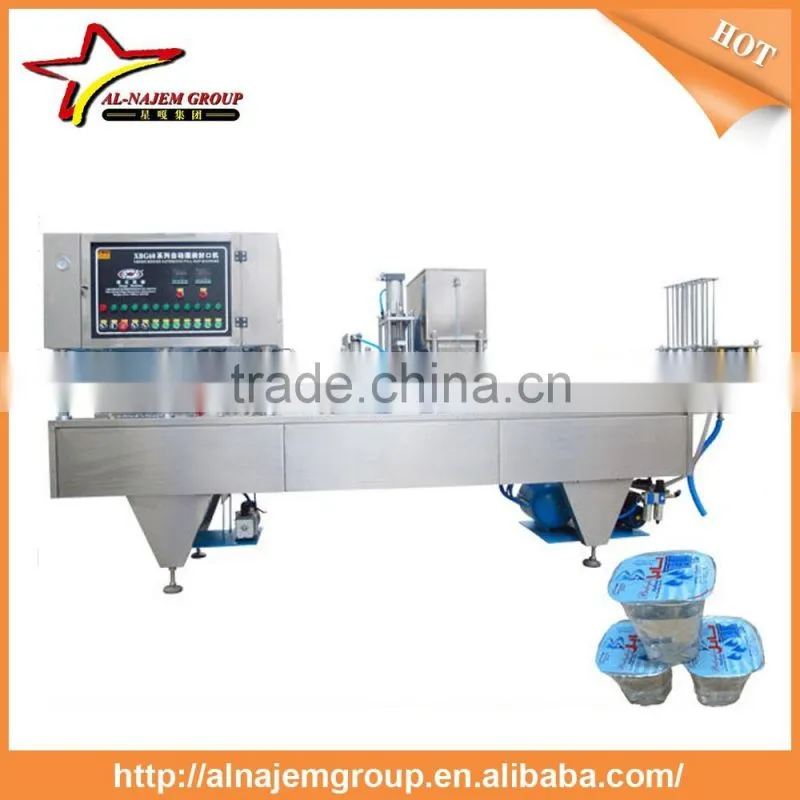 Hot sale water cup filling sealing equipment