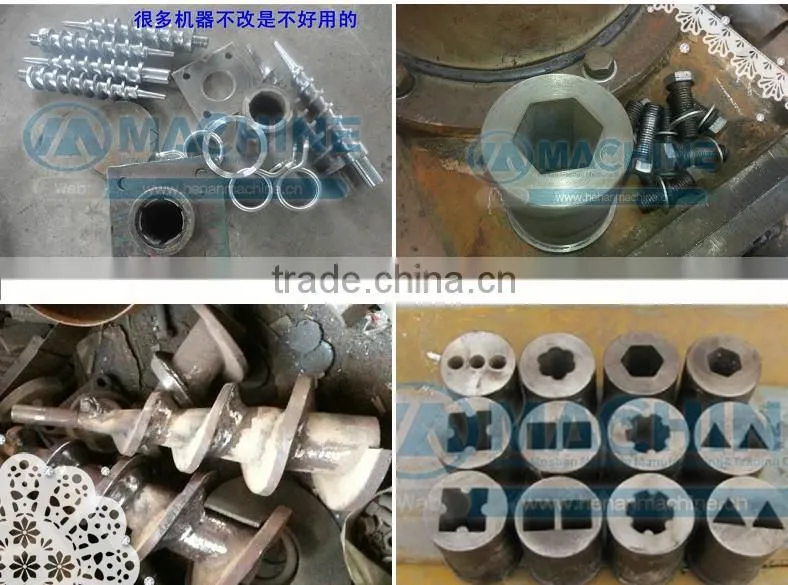 Factory manufacture lowest price Hot sale Silver charcoal briquette extruder machine