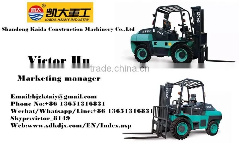 New small 4000kg CPCY40 diesel forklift/off road forklift