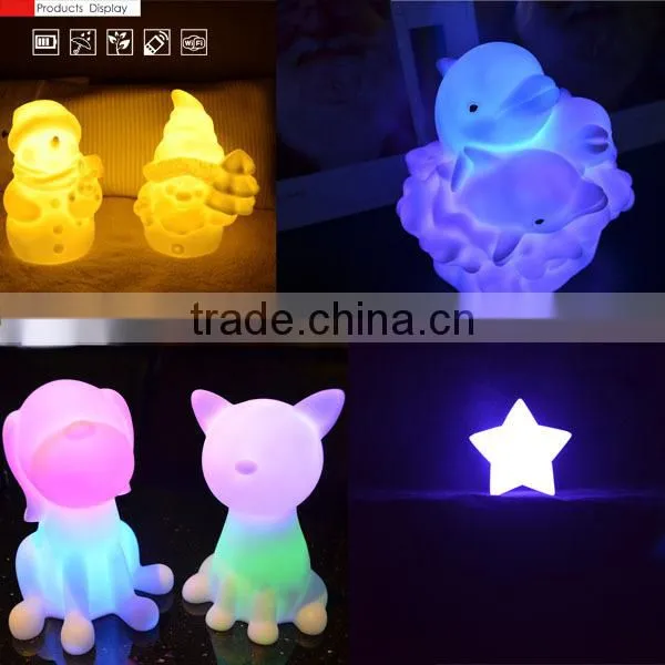 sleeping lamp for Dog and Cat shape ambience home decors kids rechargeable led