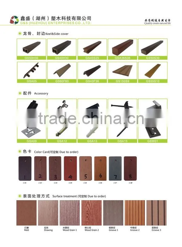 engineered deck board size swimming pool decking wpc