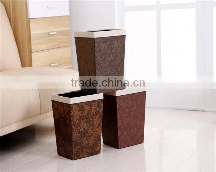 Plastic Big Rectangle Cheap Mini Trash Can Dustbin 14L
