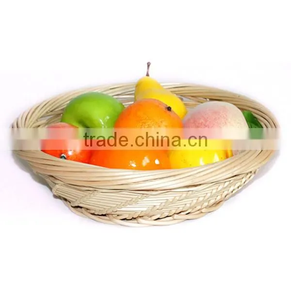 2016 Linyi Wicker round fruit Baskets