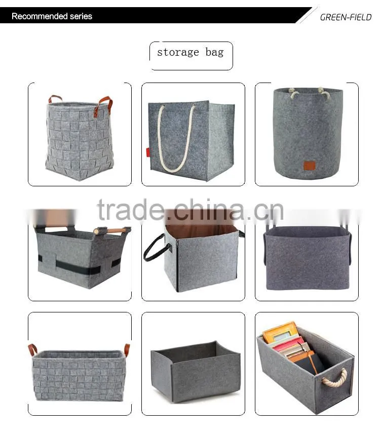 Promotion Custom printed felt tote bag document bag