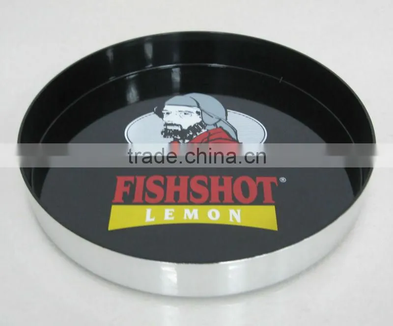 PP/PS/ABS Plastic round serving tray/anti-skid anti-slip tray