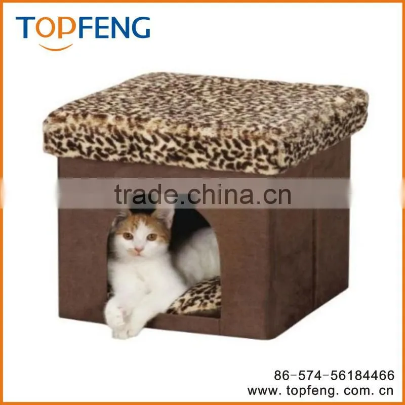 Pet house ottoman , dog and cat folding ottoman , pet ottoman