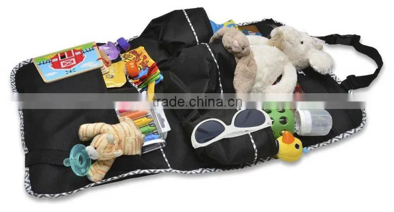 Kids back seat organizer car seat hanging bag
