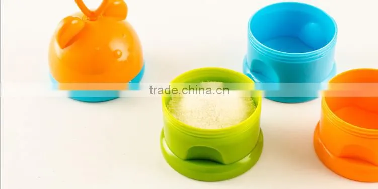 Wholesale Stock Small Order Cartoon Worm Baby Milk Snacks Storage Box